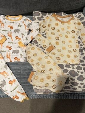 Milkberry Bamboo Safari Toddler Pajama bundle